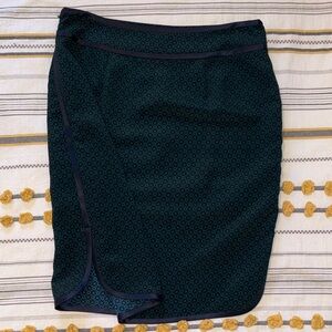 Tory Burch Dark Green Pencil Skirt